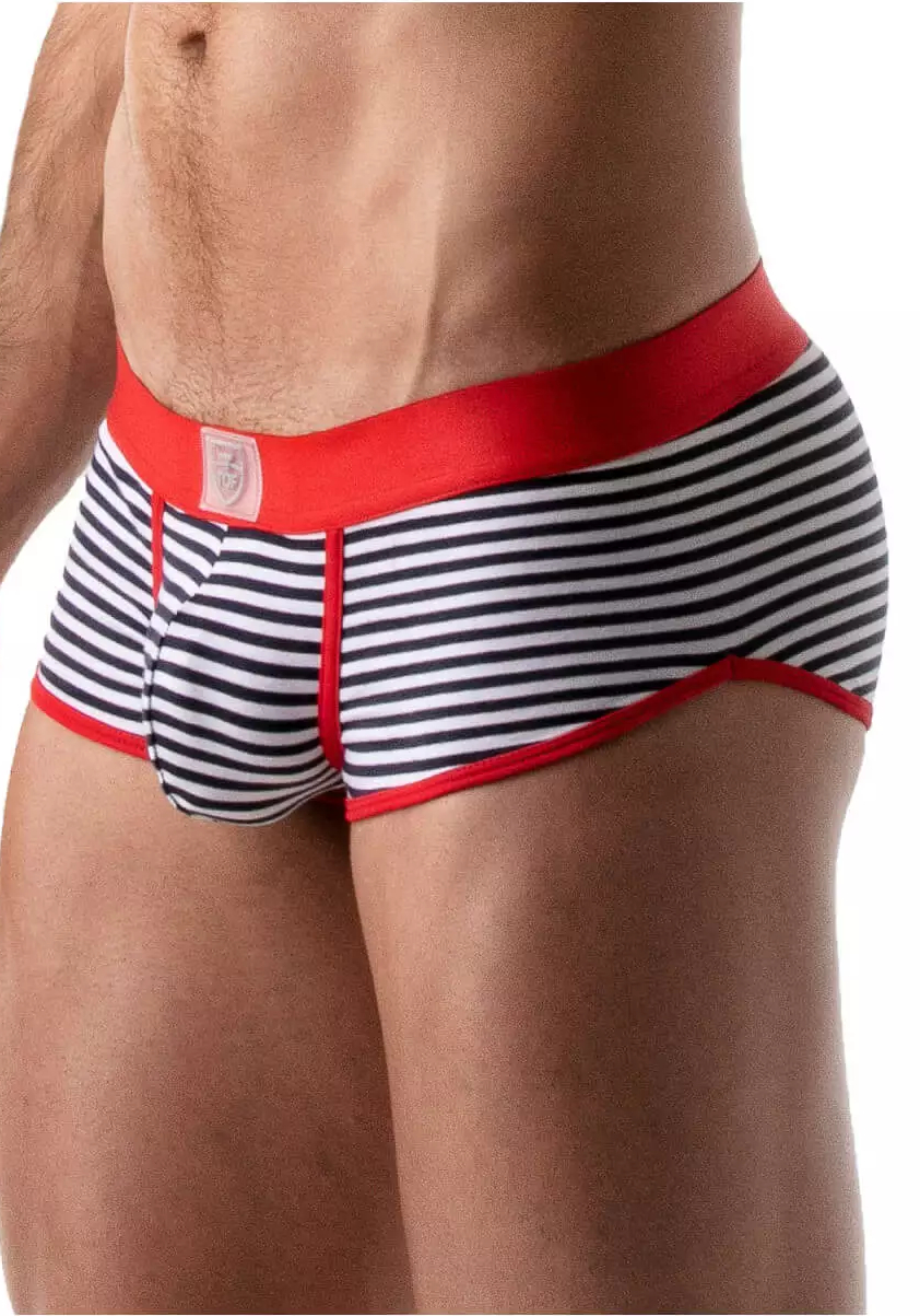 TOF  Push-Up Trunk Navy Stripes | Red