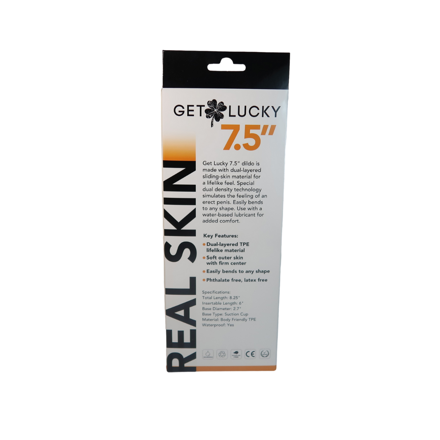 Get Lucky: Flesh Real Skin Dildo 7,5''