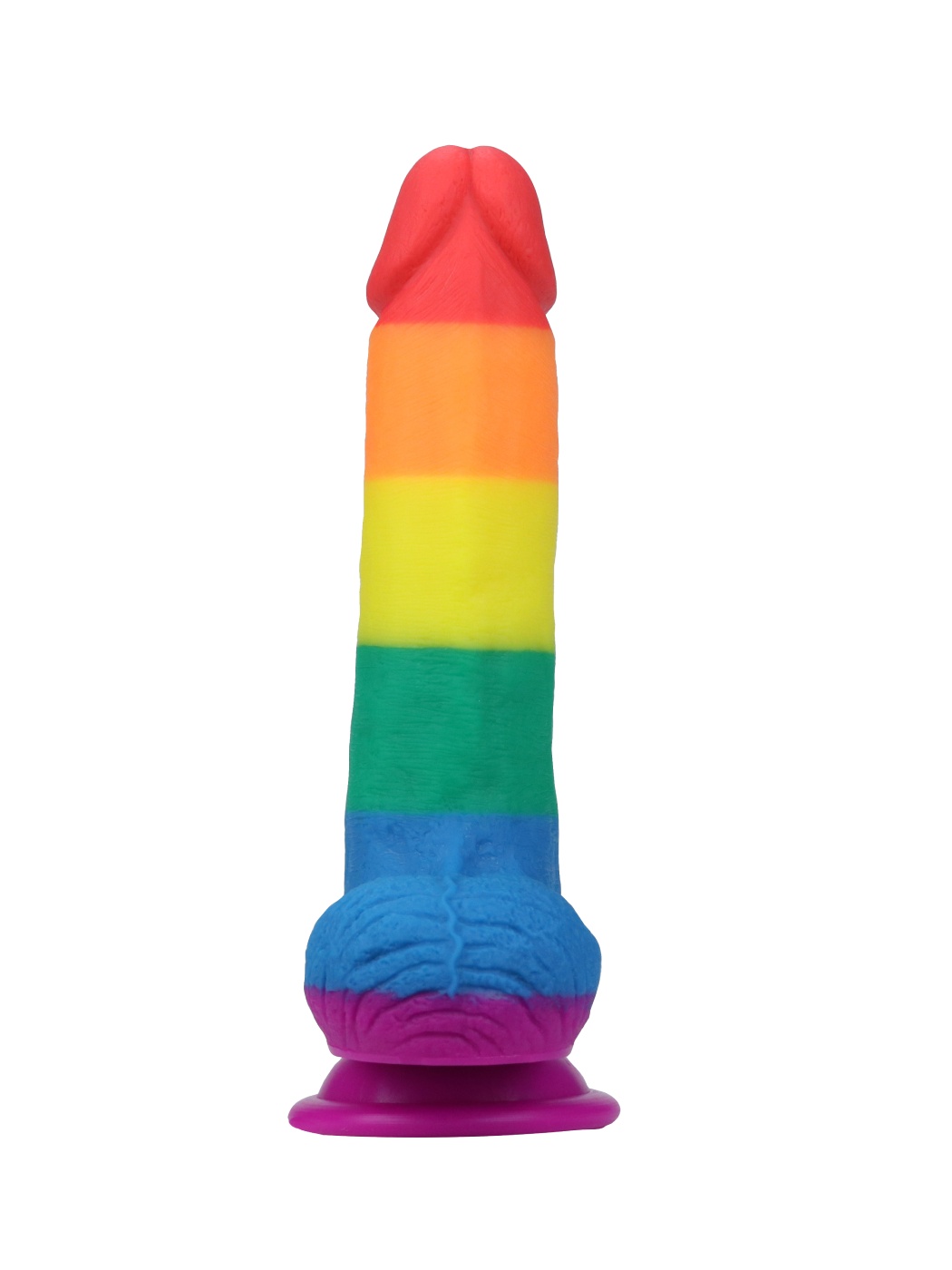 Pride | Rainbow Real Skin Dildo 7,5"