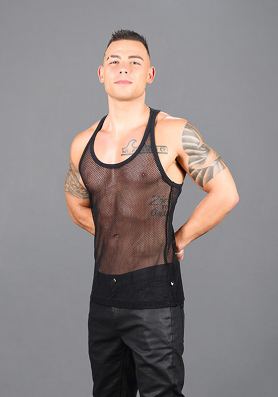 Andrew Christian Club Mesh Racer Back Tank Andrew Christian Club Mesh Racer Back Tank