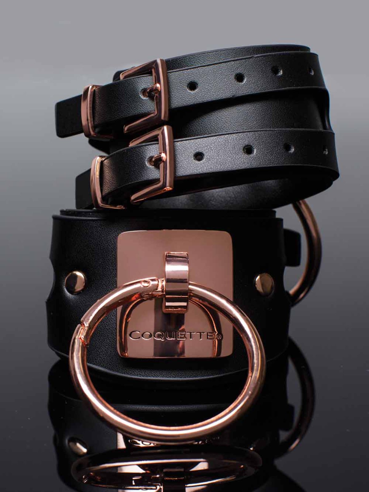 Handfesseln black/rose gold OS Cuffs 