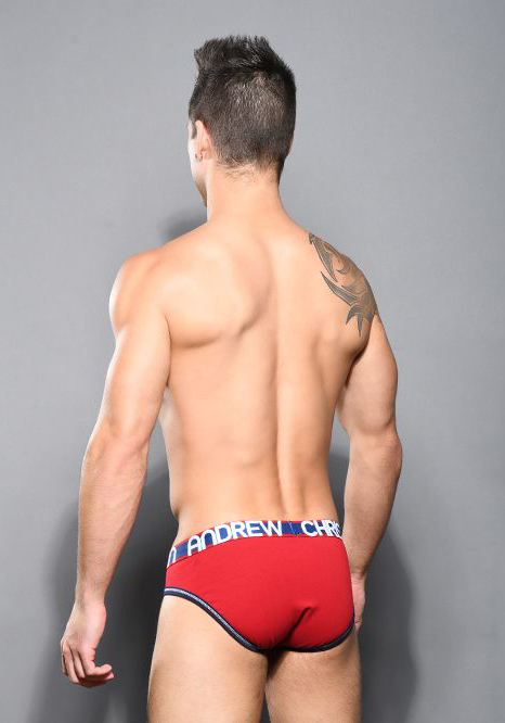 Andrew Christian Almost Naked Cotton Brief | Red