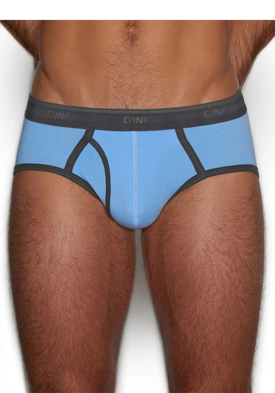 C-IN2 Slate Fly Front Brief | Blue