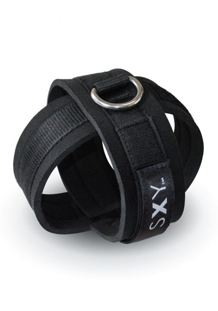 SXY Deluxe Neoprene Cross Cuffs - Handfesseln