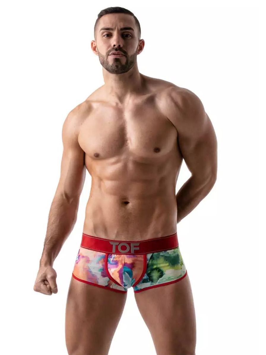 TOF Tie Dye Push-Up Trunk | Red