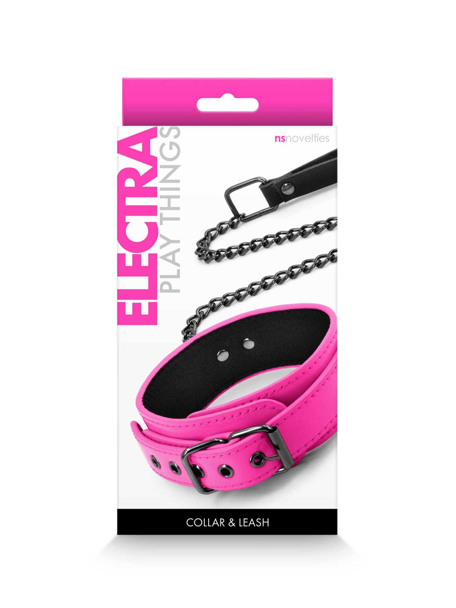NS Novelties Electra Collar + Leash | Pink