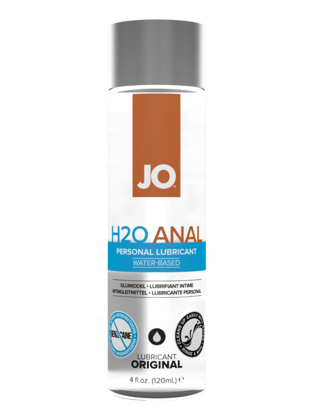JO H2O Anal Original Lubricant | 120 mL