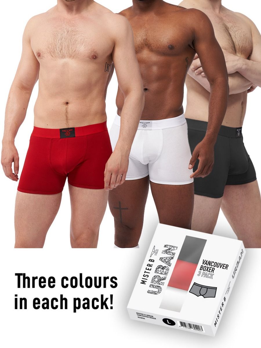 Mister B Urban Vancouver Boxer 3-Pack