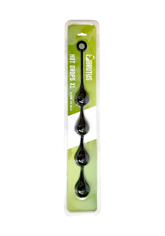 Brutus: Hot Drops Silicone Ass Balls - XL Ø 50 mm