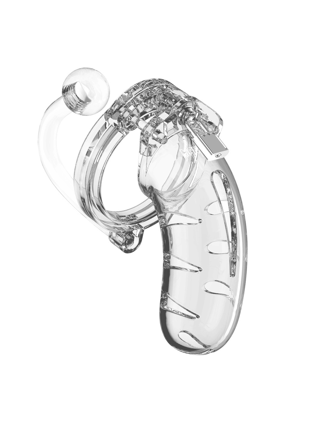 Mancage: Chastity Cage Model 11 with Plug | Transparent
