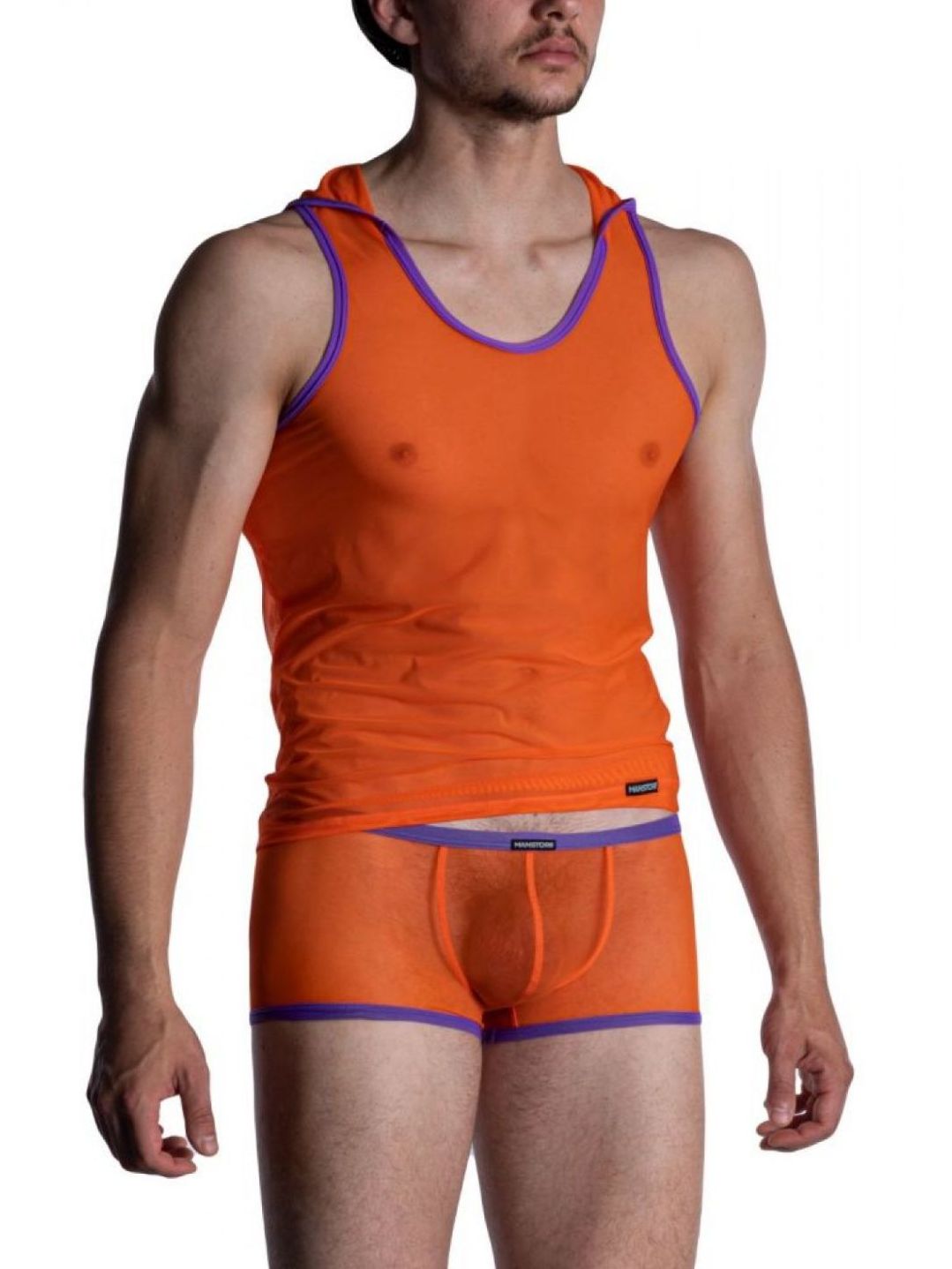 MANSTORE Kapuzen-Tank | Orange MANSTORE Kapuzen-Tank | Orange
