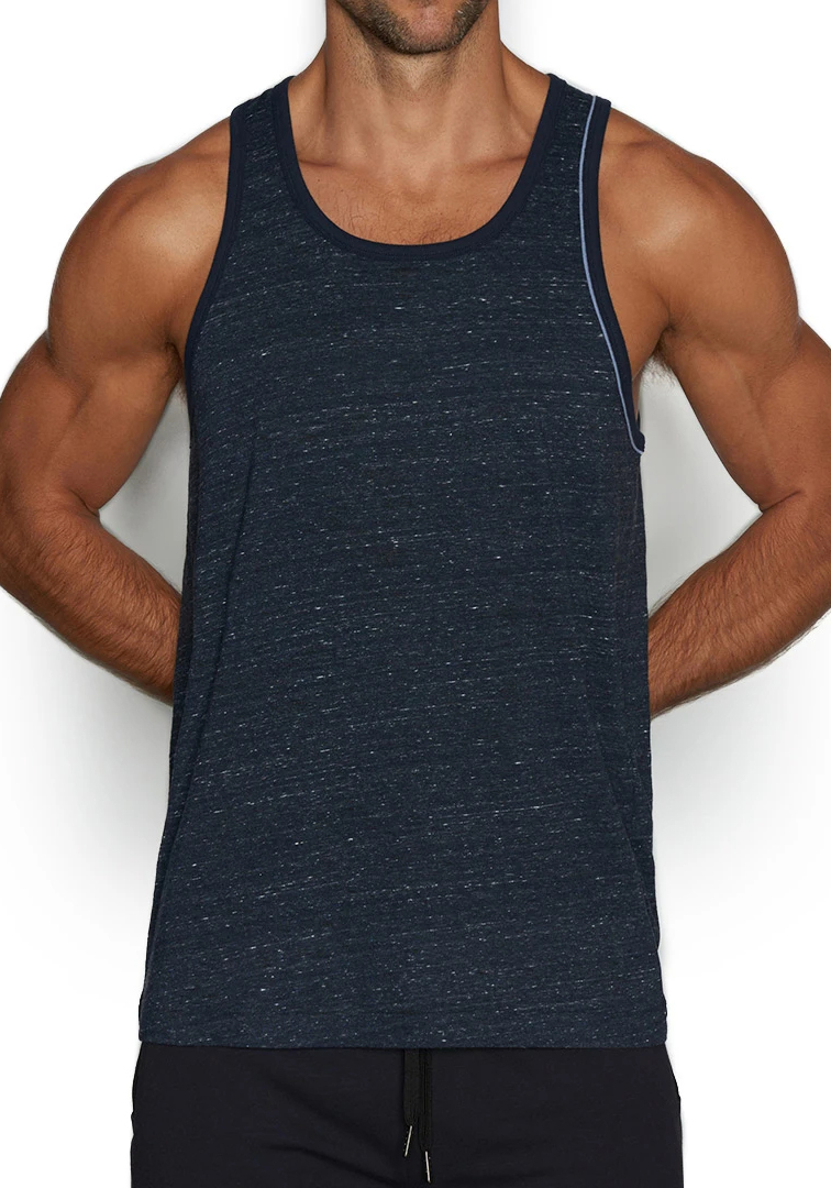 C-IN2 Hand Me Down Relaxed Tank Top | Navy