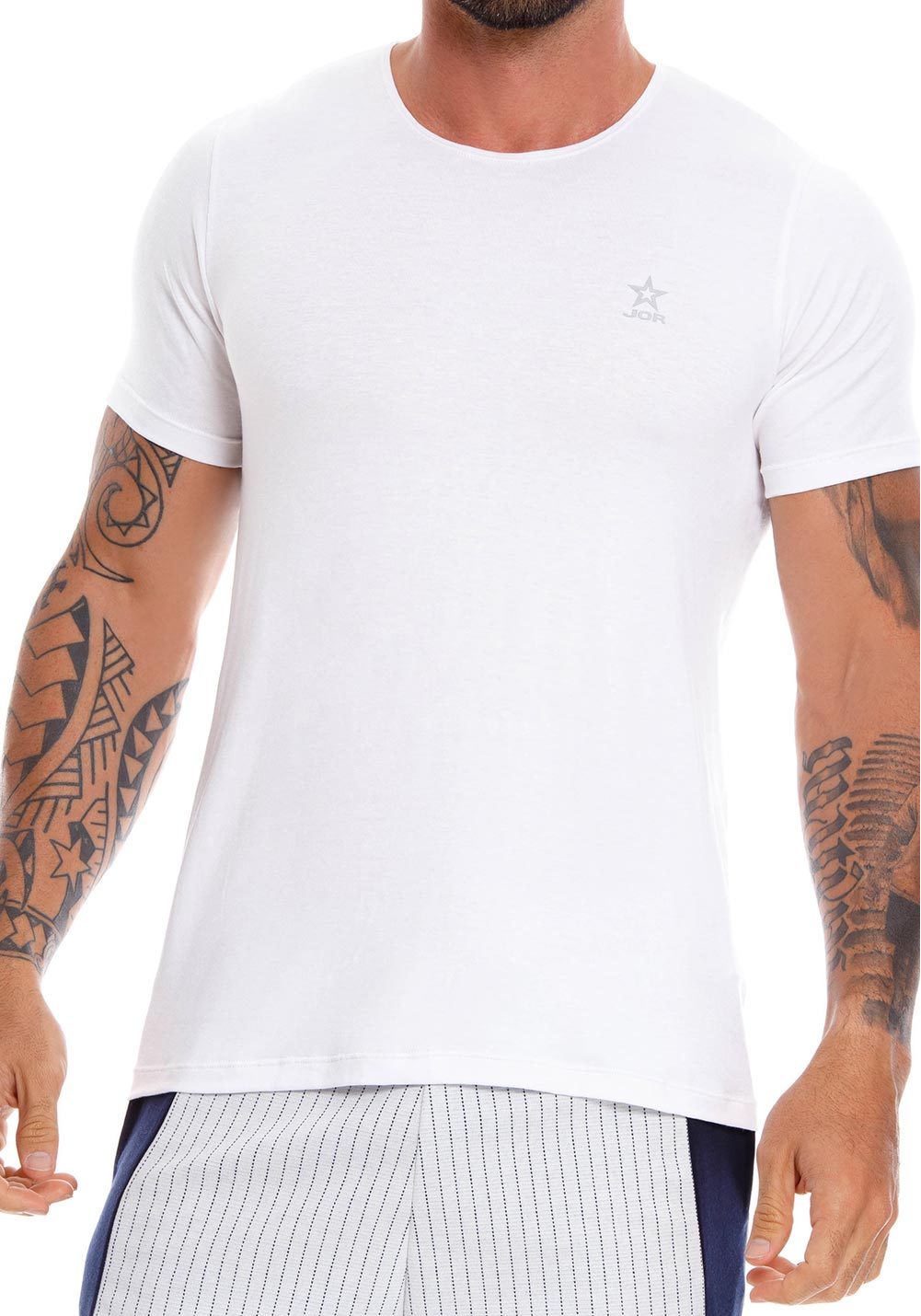 JOR T-Shirt Cross | White JOR T-Shirt Cross | White