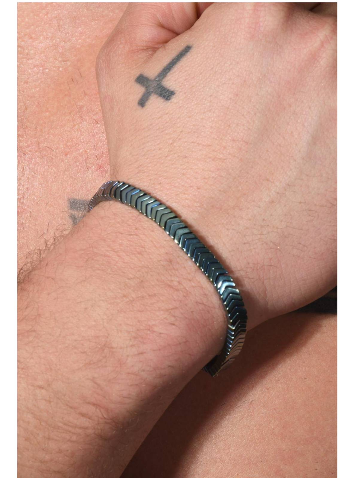 Andrew Christian Bracelet Blue Hematite - Armband