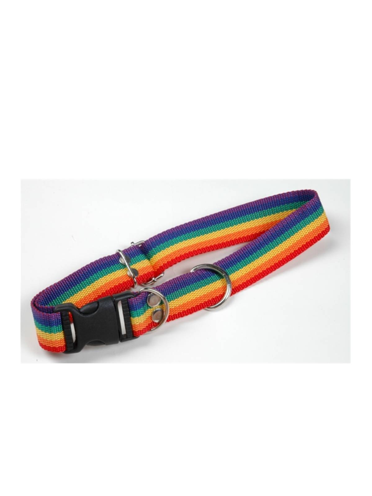Regenbogen Hundehalsband groß