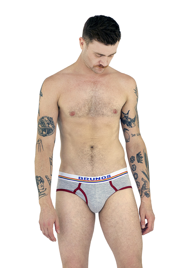 BRUNOS black/white/grey Brief 3-Pack BRUNOS black/white/grey Brief 3-Pack