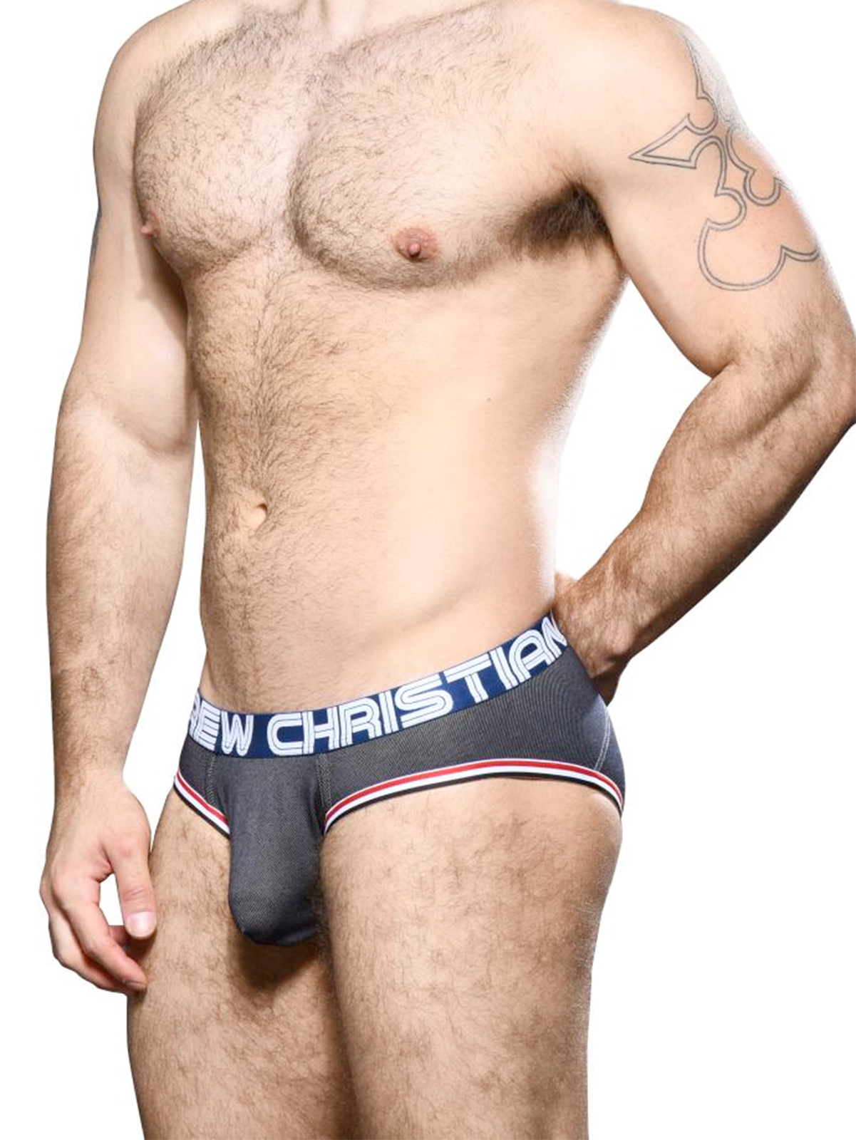 Andrew Christian Denim Brief w/ Almost Naked