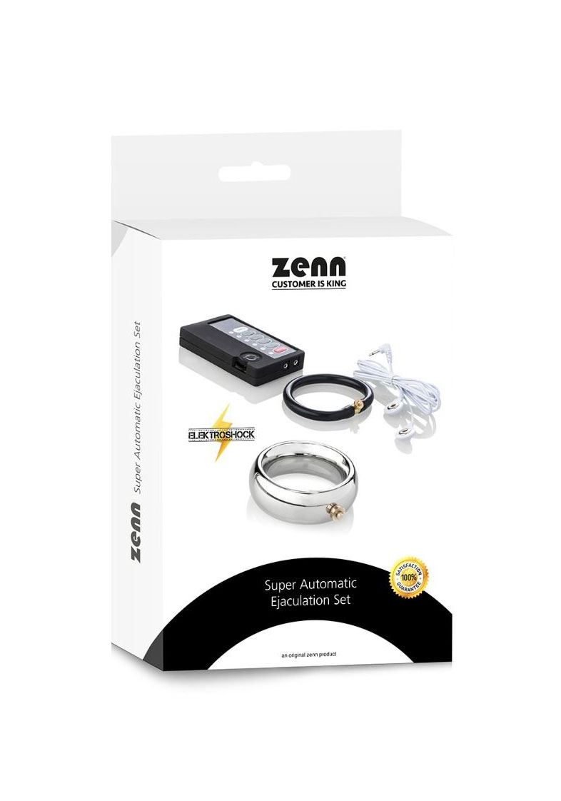 ZENN: Super Automatic Ejaculation Set - Cockring Ø 45 mm