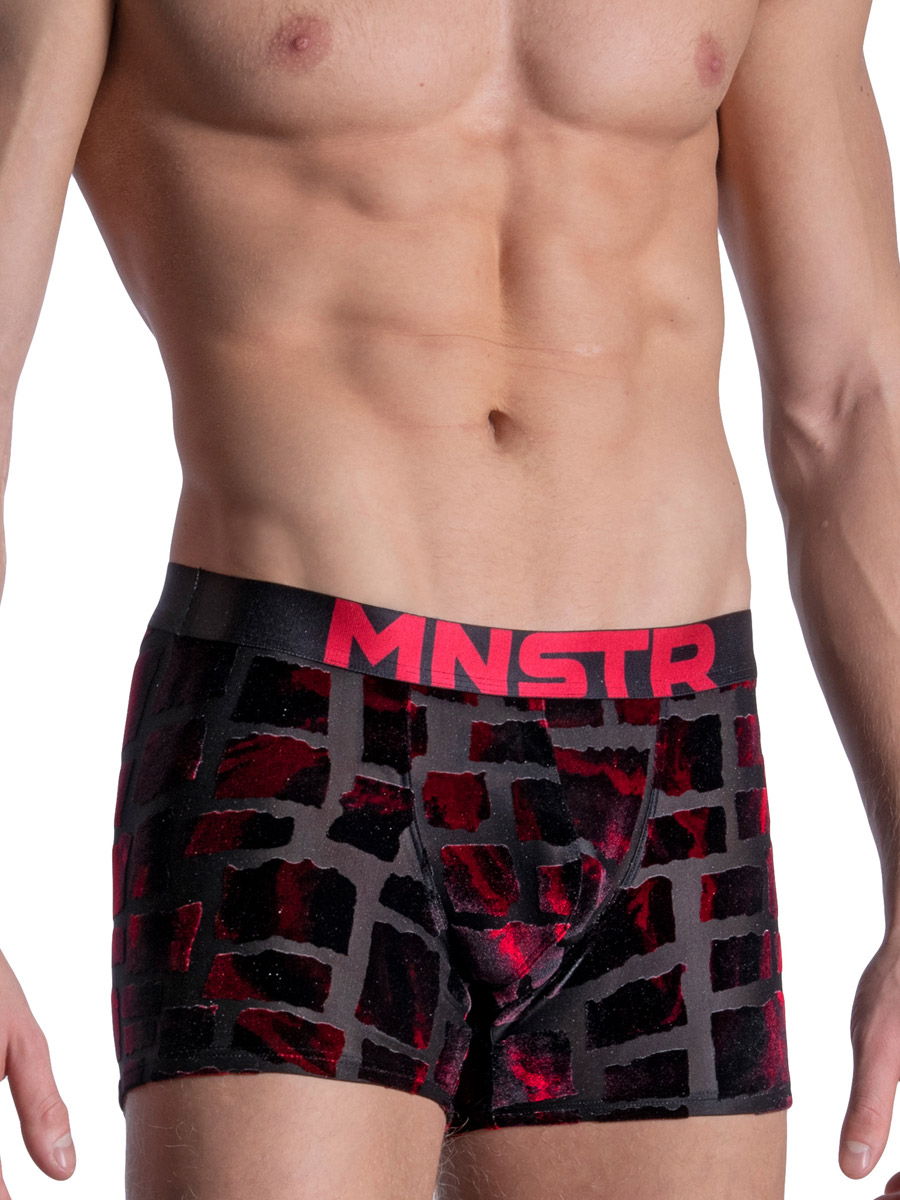 Manstore Hip Boxer | Black/red