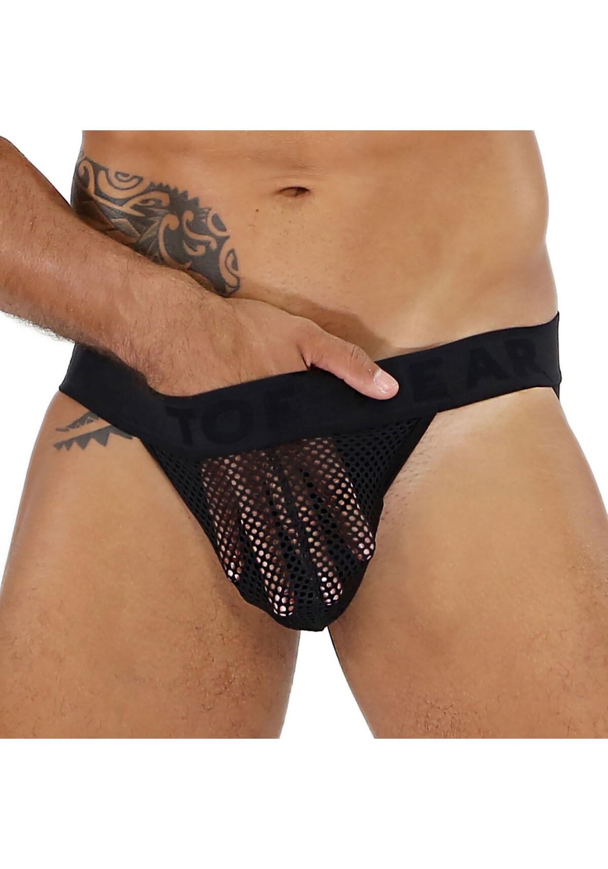 TOF Bulge Mesh Jock | Black TOF Bulge Mesh Jock | Black