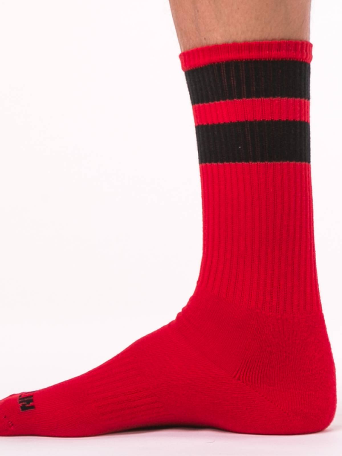 Barcode Berlin Gym Socks | Red/Black