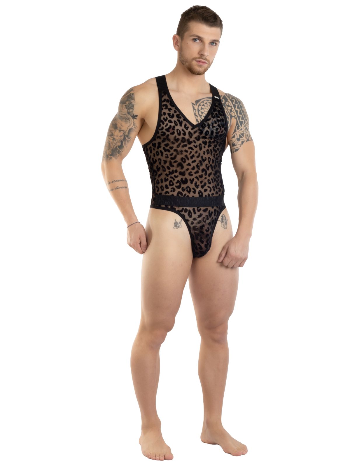 Body String Tank Top | Black
