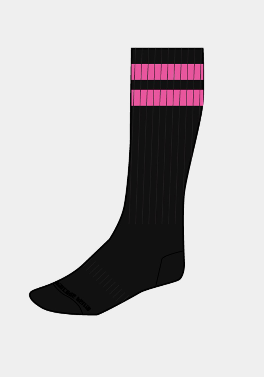 Barcode Berlin Gym Socks | Black/Pink