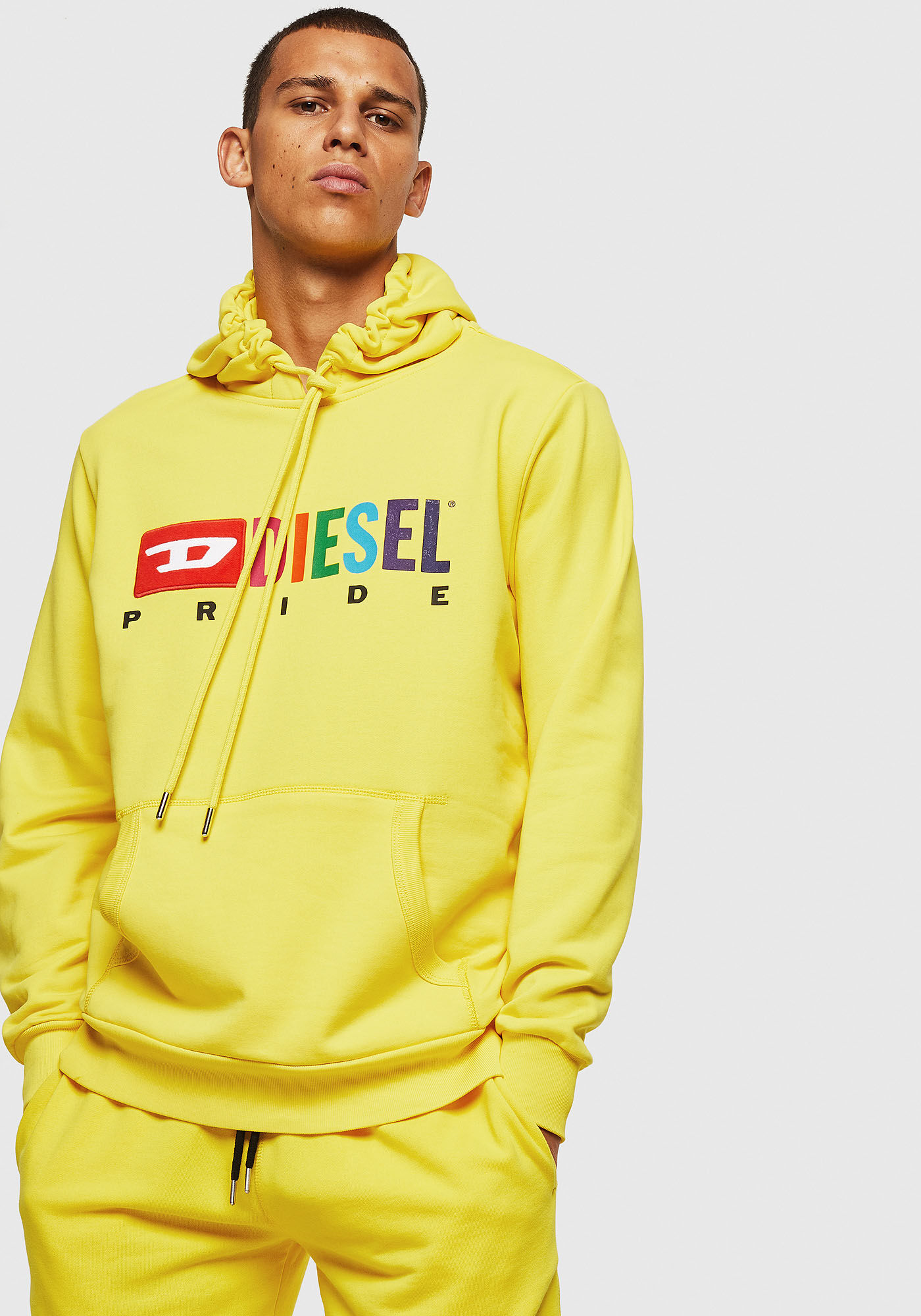 Diesel Pride Hoodie Yellow