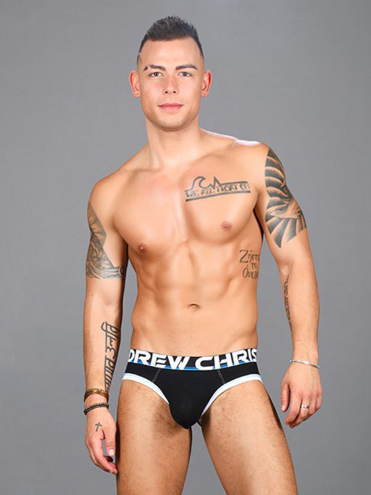 Andrew Christian Black Almost Naked Cotton Brief Andrew Christian Black Almost Naked Cotton Brief