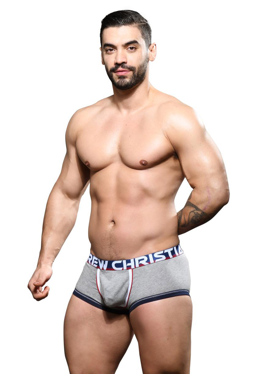 Andrew Christian CoolFlex Active Boxer w/Show-It | Heather Grey