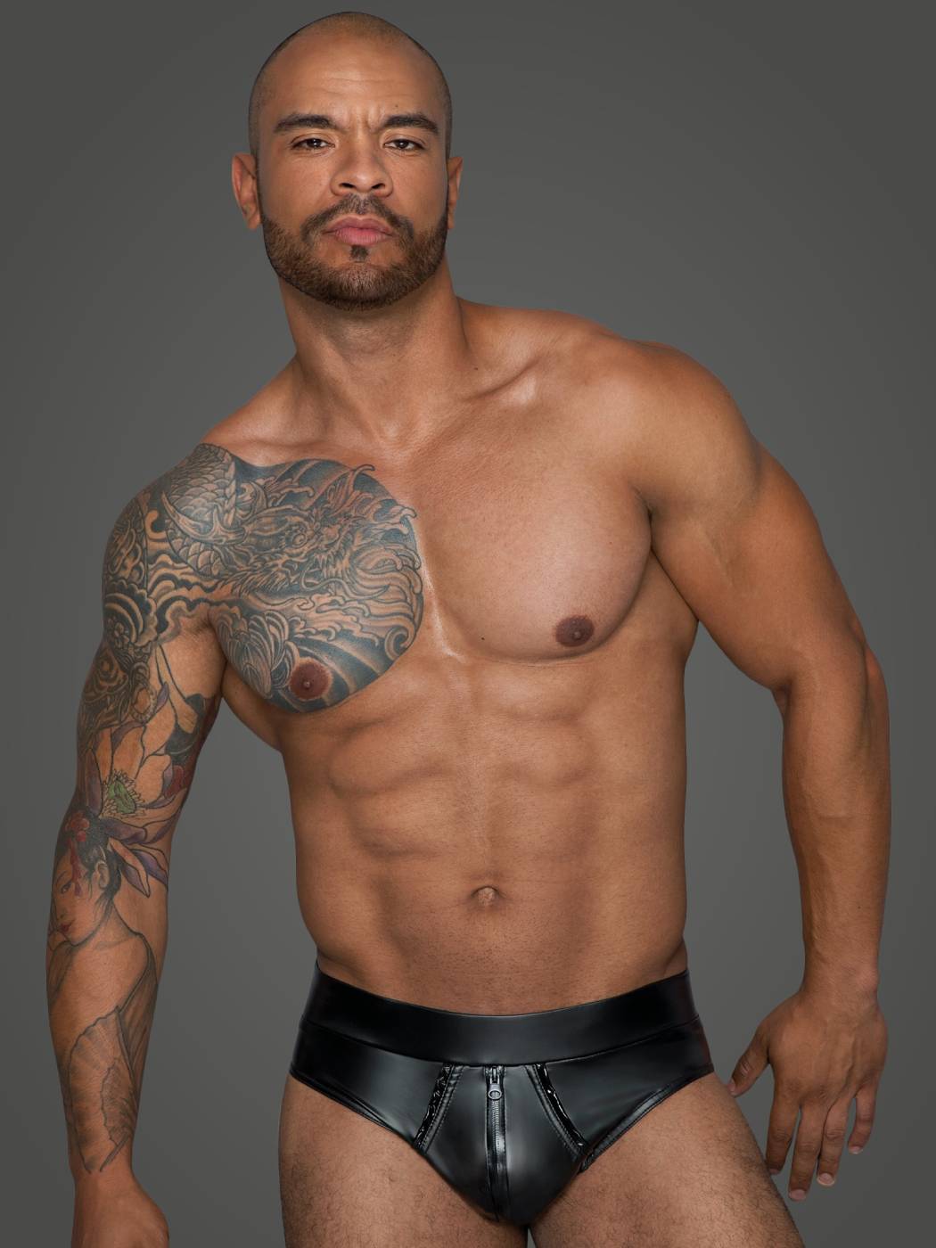 Continuous Zipper Short | Black