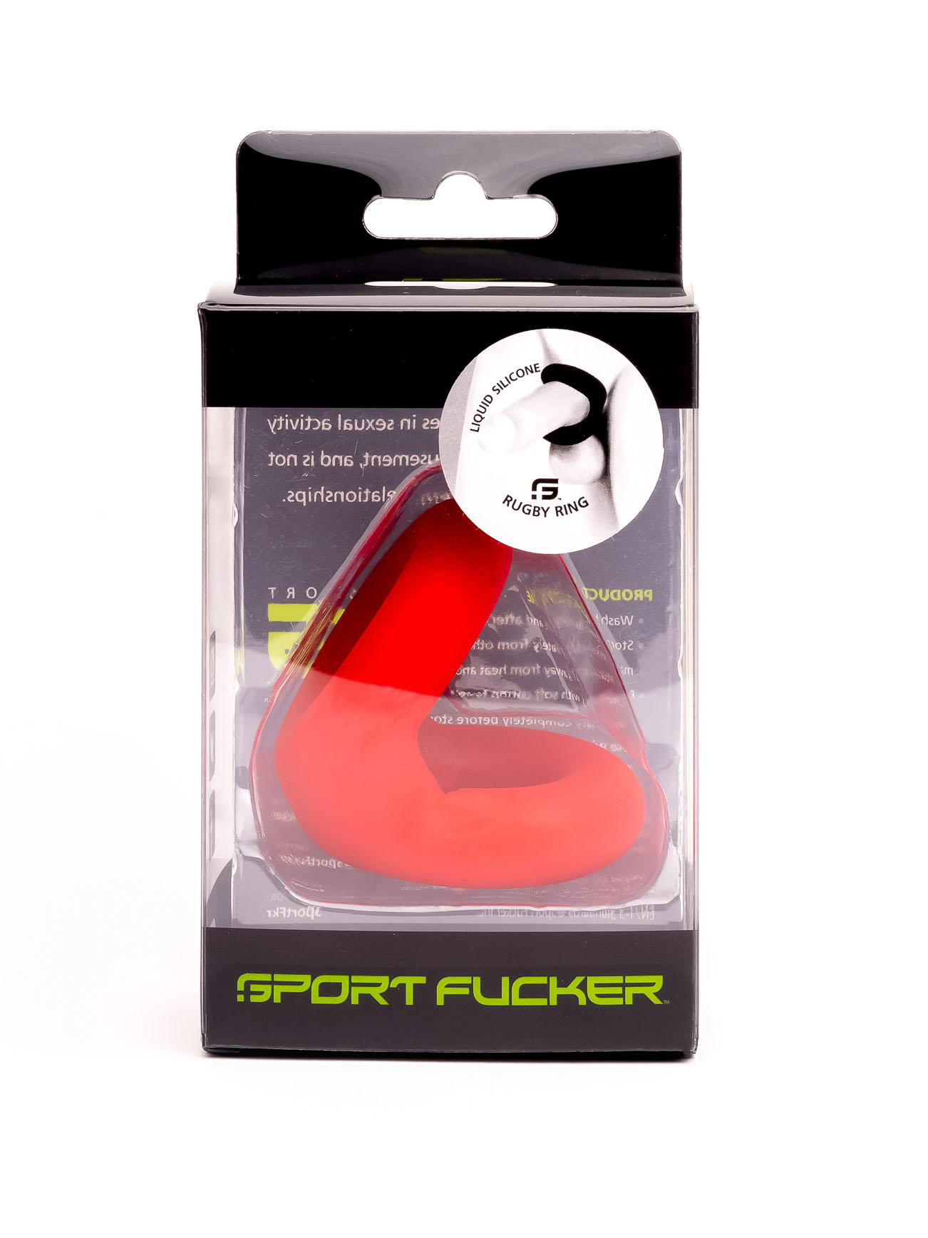 Sport Fucker: Liquid Silicone Rugby Ring | Red