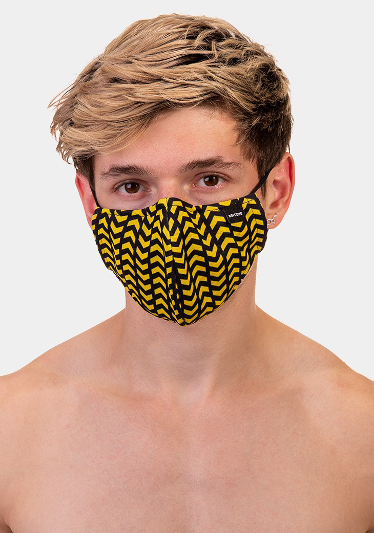 Barcode Berlin Mask Colonel Liam | Black/Yellow