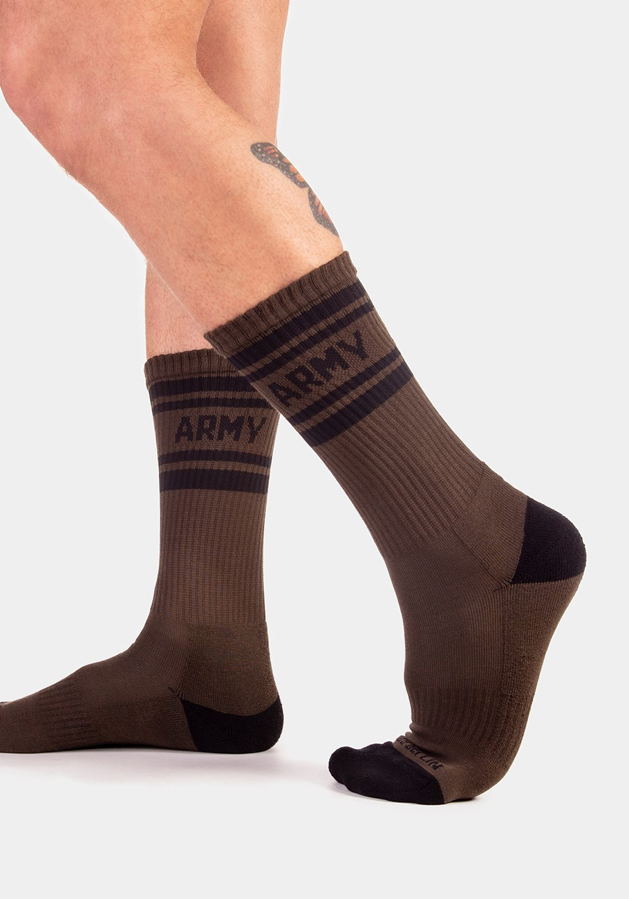 Barcode Berlin Camp Socks Army Barcode Berlin Camp Socks Army