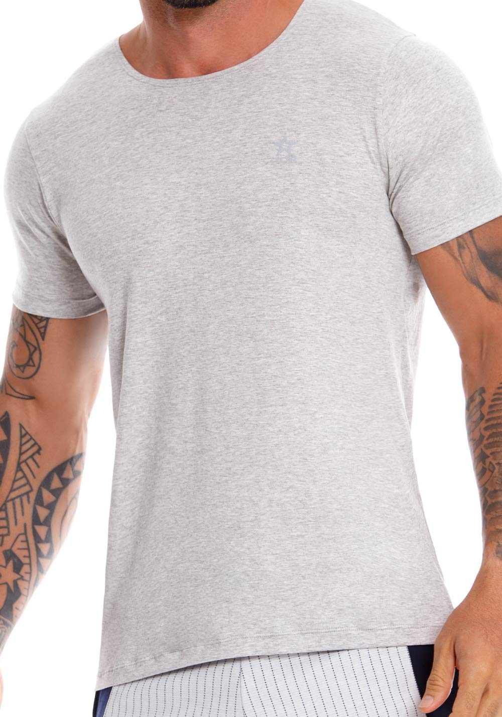 JOR T-Shirt Cross | Grey JOR T-Shirt Cross | Grey