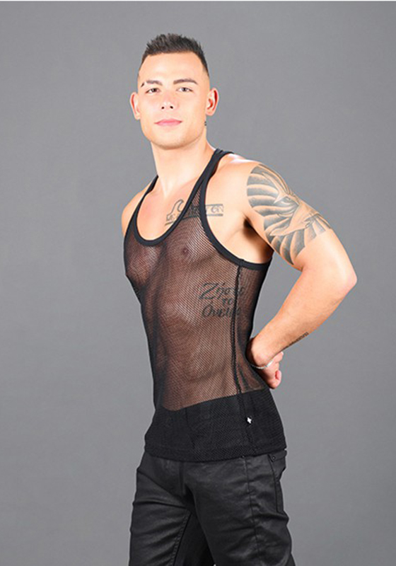 Andrew Christian Club Mesh Racer Back Tank Andrew Christian Club Mesh Racer Back Tank