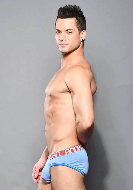 Andrew Christian Almost Naked Cotton Brief | Athletic Blue