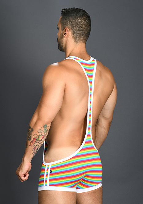 Andrew Christian Pride Rainbow Stripe Singlet