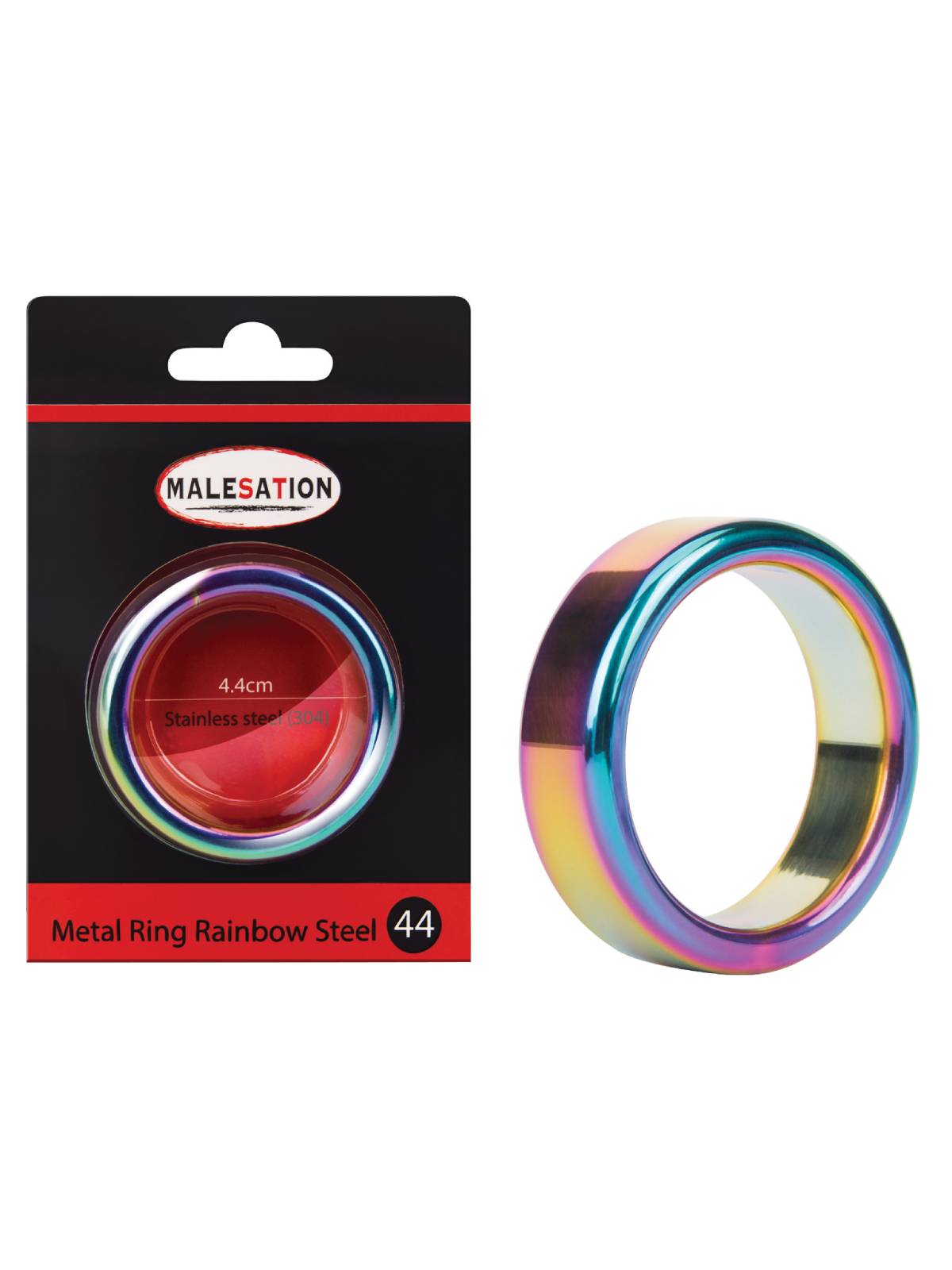 Malesation Metal Ring Rainbow Steel | Ø 44 mm