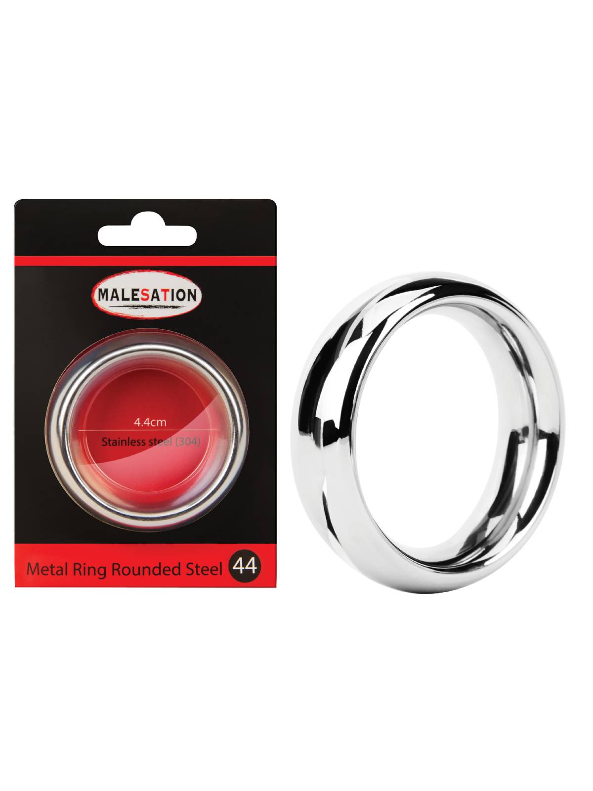 Metal Ring Rounded Steel | Ø 44 mm