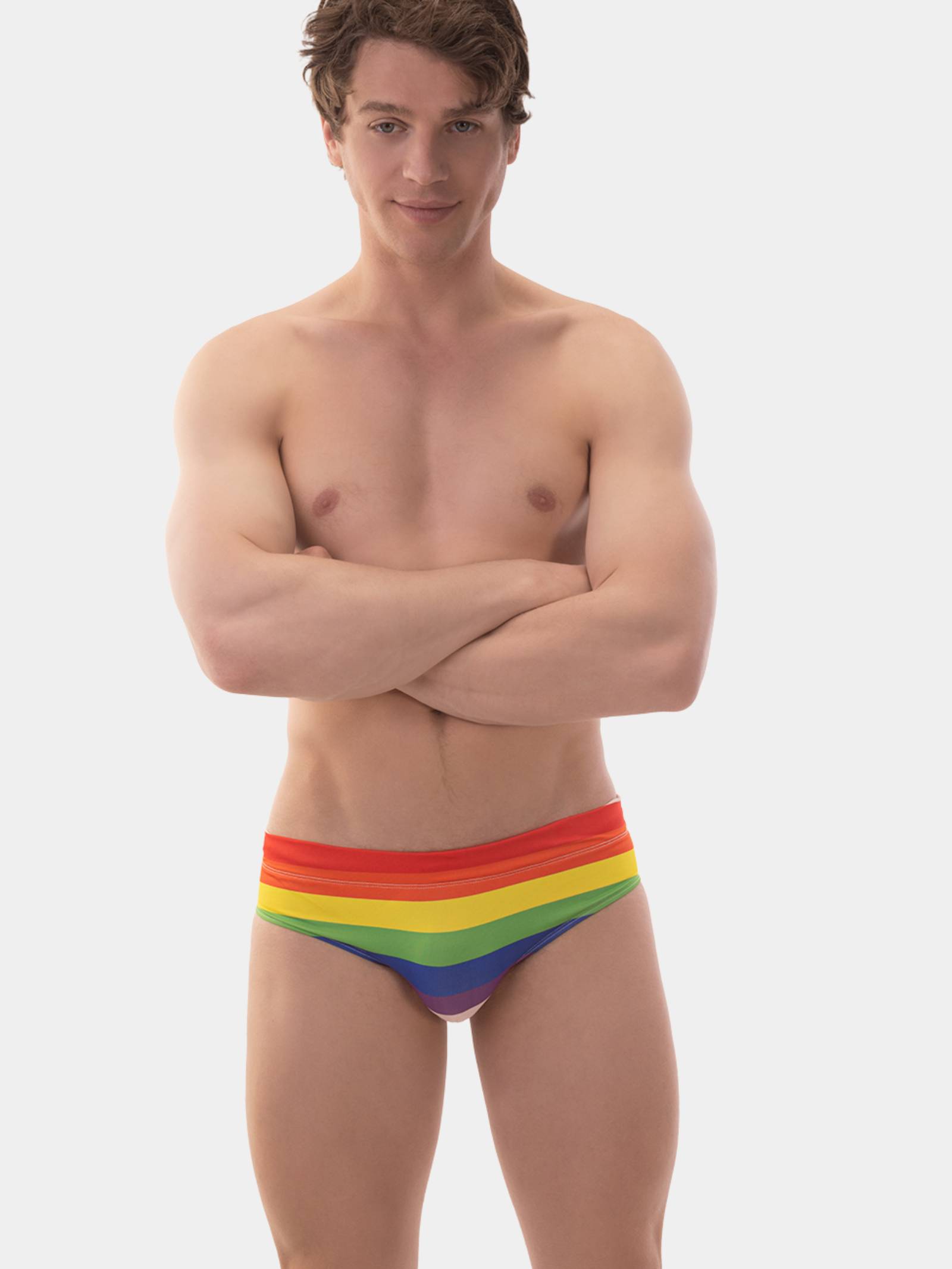 Barcode Berlin Swim Brief Rainbow | Nude