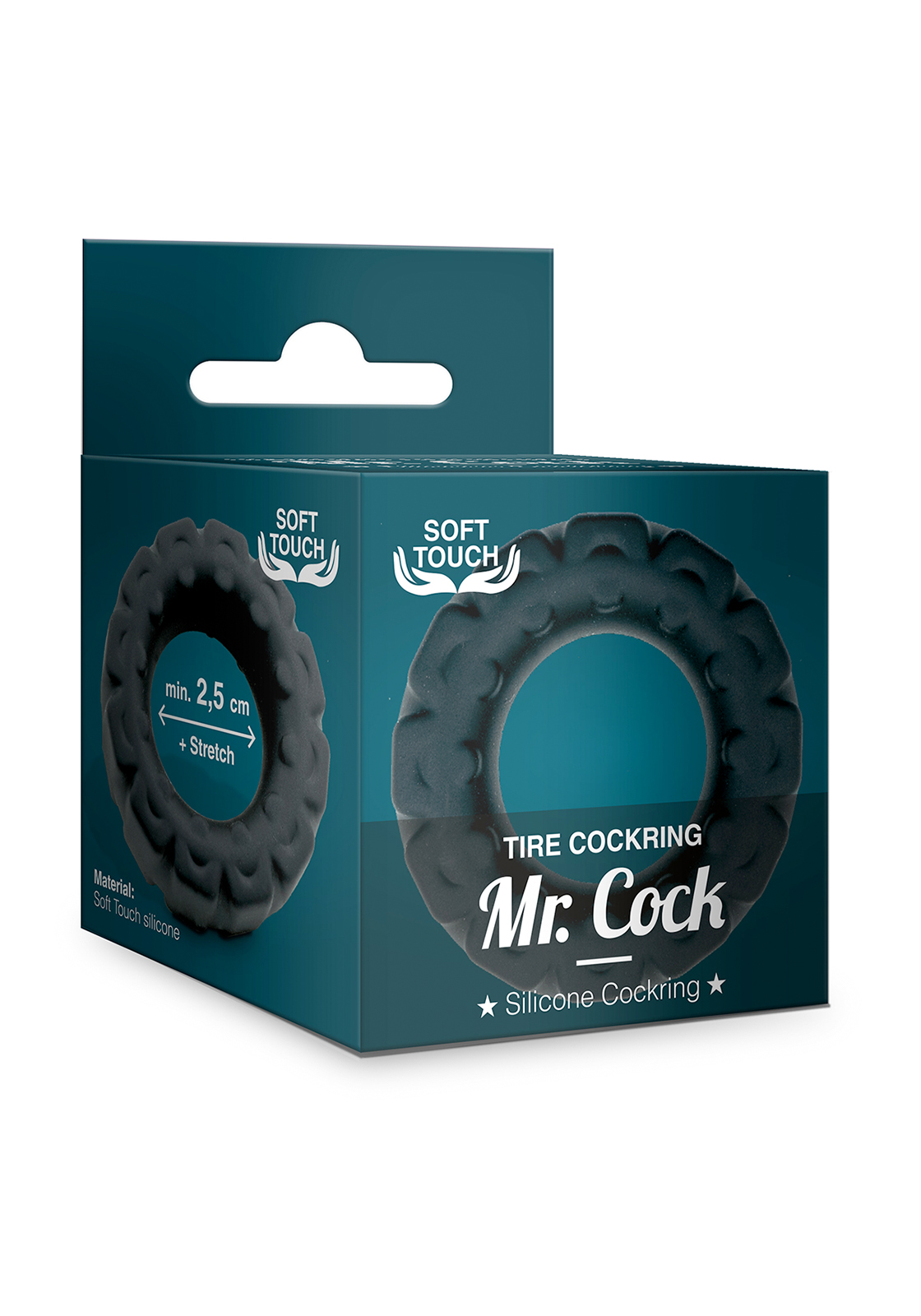 Mr. Cock: Tire Silicone Cockring | Black