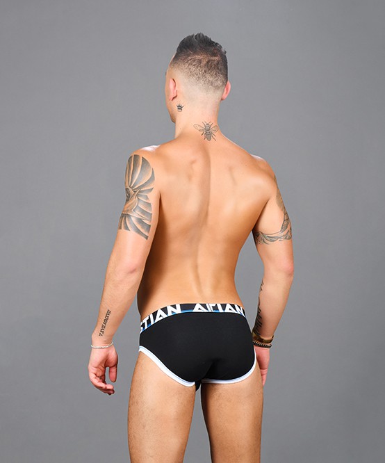 Andrew Christian Black Almost Naked Cotton Brief Andrew Christian Black Almost Naked Cotton Brief