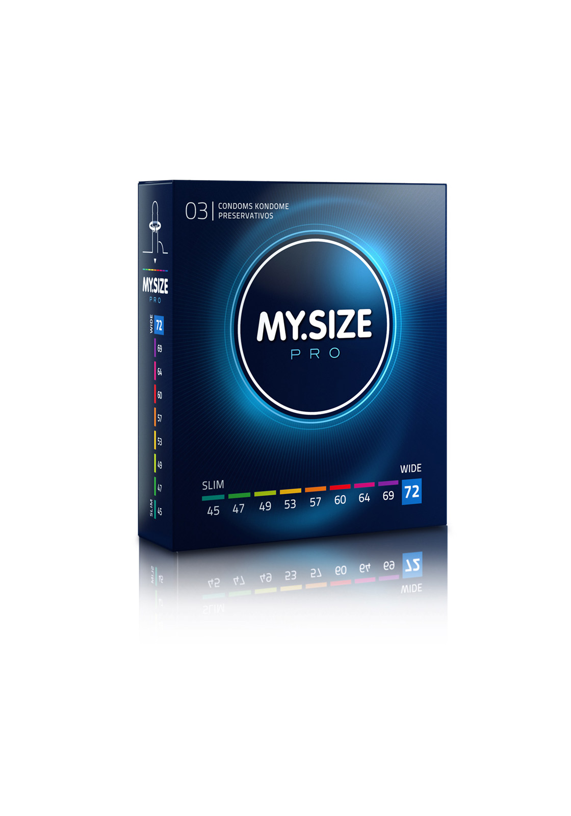 My.Size Pro Kondome 72 (3er)