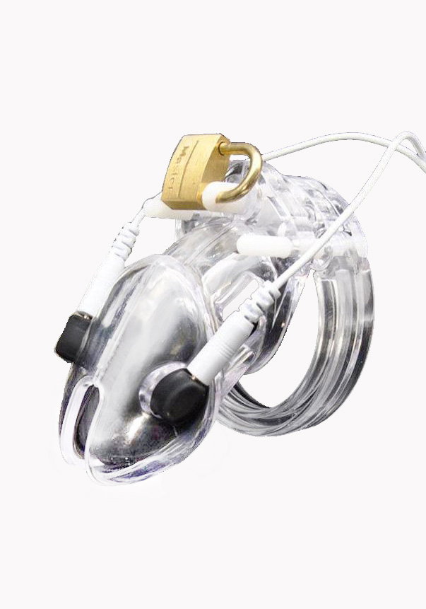 Brutus: Volt Cage - Electro Chastity Cage (clear)