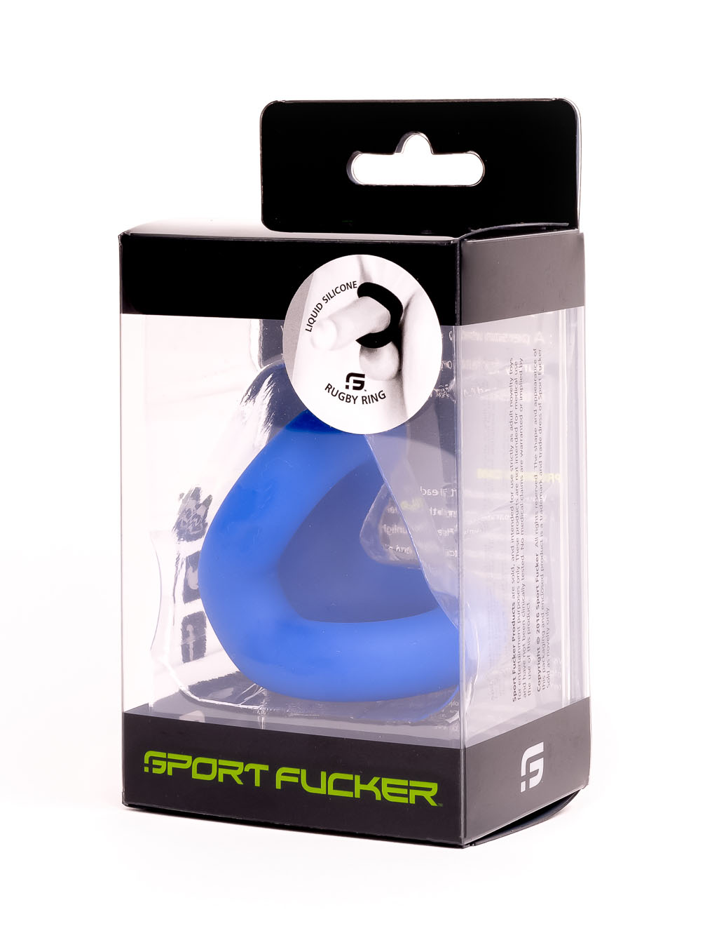 Sport Fucker: Liquid Silicone Rugby Ring | Blue