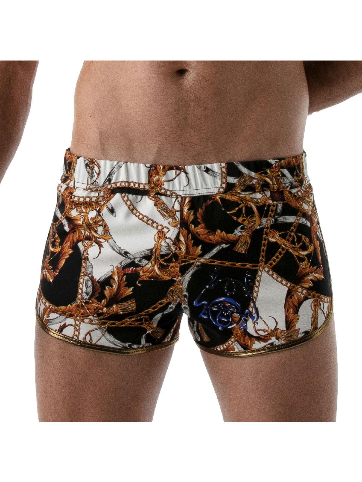 TOF Baroque Shorts | Gold