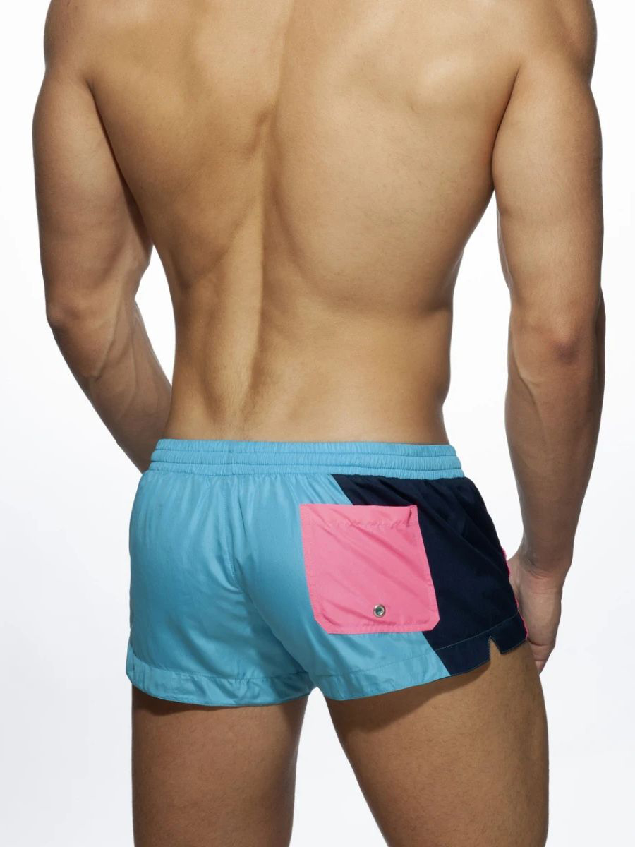 Addicted Racing Side Short | Turquoise