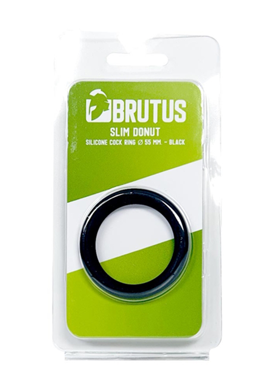 Brutus: Slim Donut Silicone Cock Ring Ø 55 mm