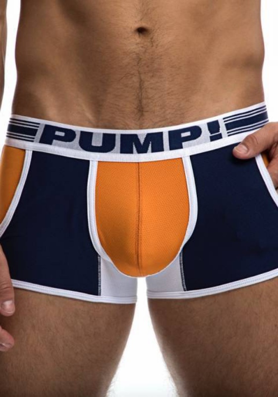PUMP! Varsity Jogger | oran/nvy/wht 
